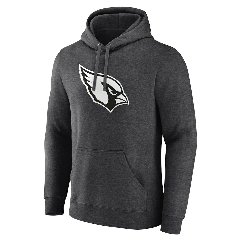Arizona Cardinals Personalized Name & Number Monochrome Pullover Hoodie Charcoal