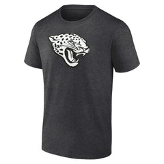 Jacksonville Jaguars Personalized Name & Number Monochrome T-Shirt Charcoal