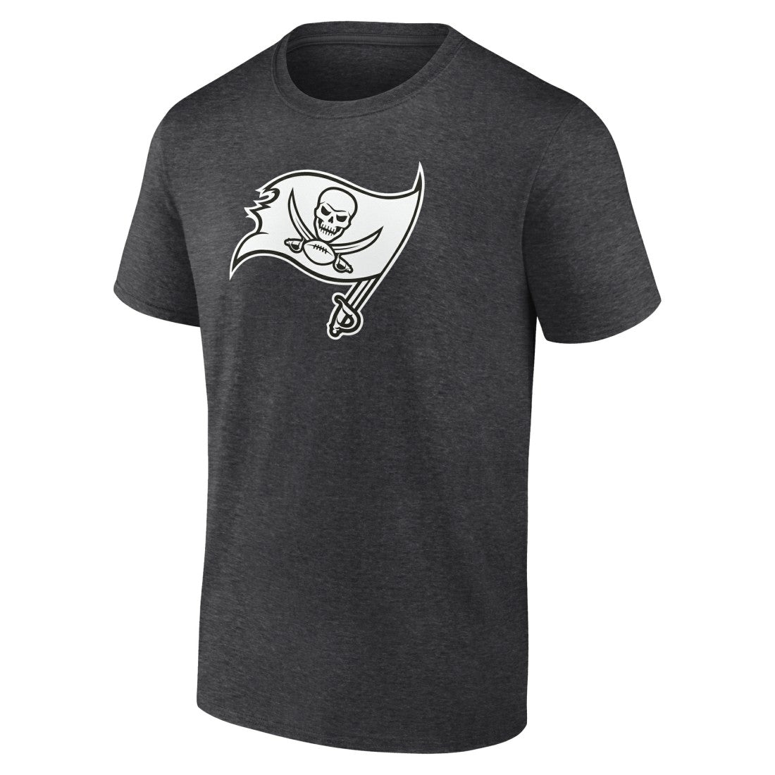 Tampa Bay Buccaneers Personalized Name & Number Monochrome T-Shirt Charcoal