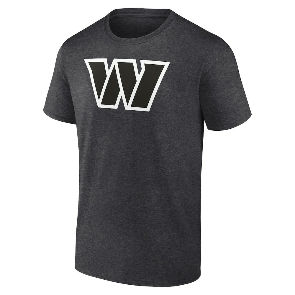 Washington Commanders Personalized Name & Number Monochrome T-Shirt Charcoal