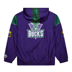 Milwaukee Bucks Unisex Hardwood Classics Team OG 3.0 Anorak Half-Zip Windbreaker Jacket Purple