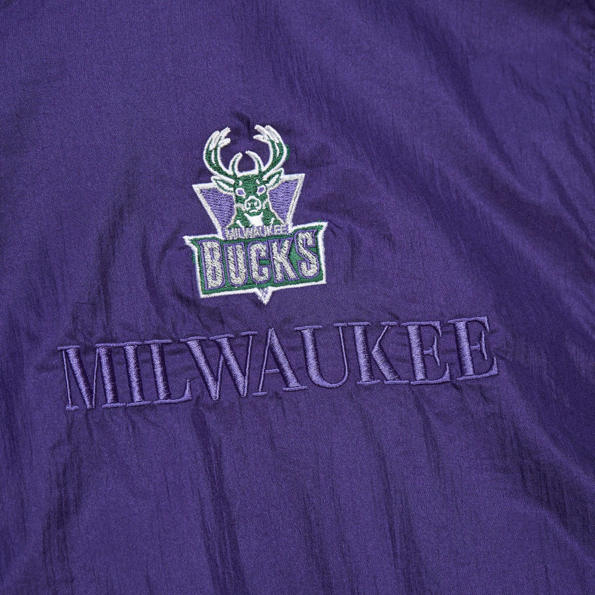 Milwaukee Bucks Unisex Hardwood Classics Team OG 3.0 Anorak Half-Zip Windbreaker Jacket Purple