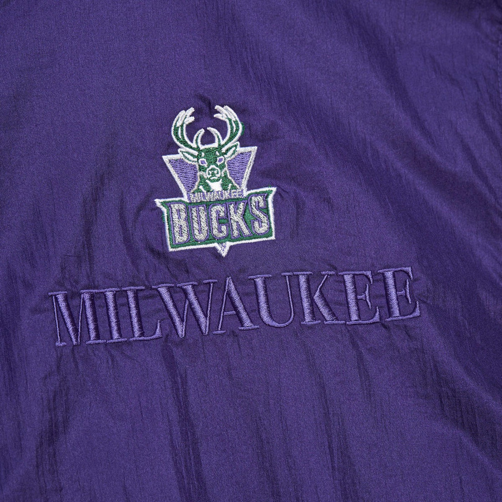 Milwaukee Bucks Unisex Hardwood Classics Team OG 3.0 Anorak Half-Zip Windbreaker Jacket Purple