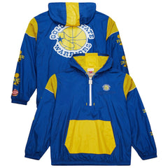 Golden State Warriors Unisex Hardwood Classics Team OG 3.0 Anorak Half-Zip Windbreaker Jacket Royal