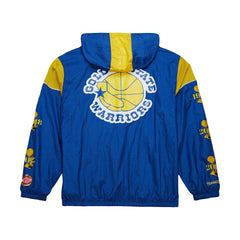Golden State Warriors Unisex Hardwood Classics Team OG 3.0 Anorak Half-Zip Windbreaker Jacket Royal
