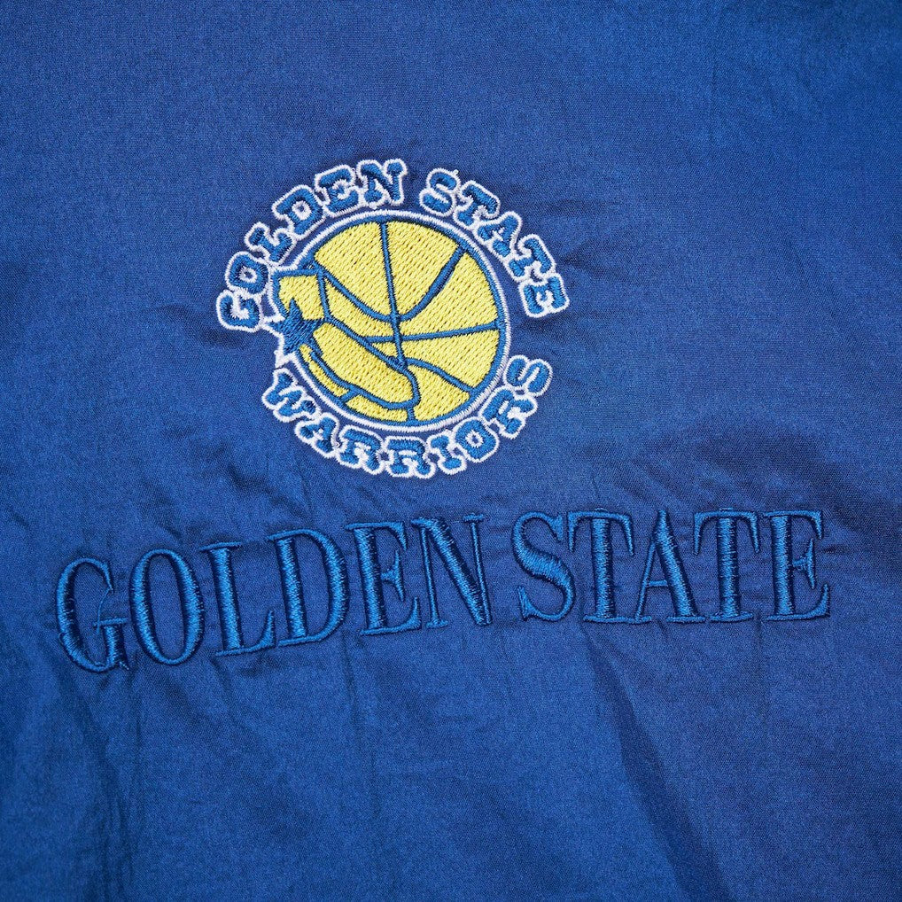 Golden State Warriors Unisex Hardwood Classics Team OG 3.0 Anorak Half-Zip Windbreaker Jacket Royal