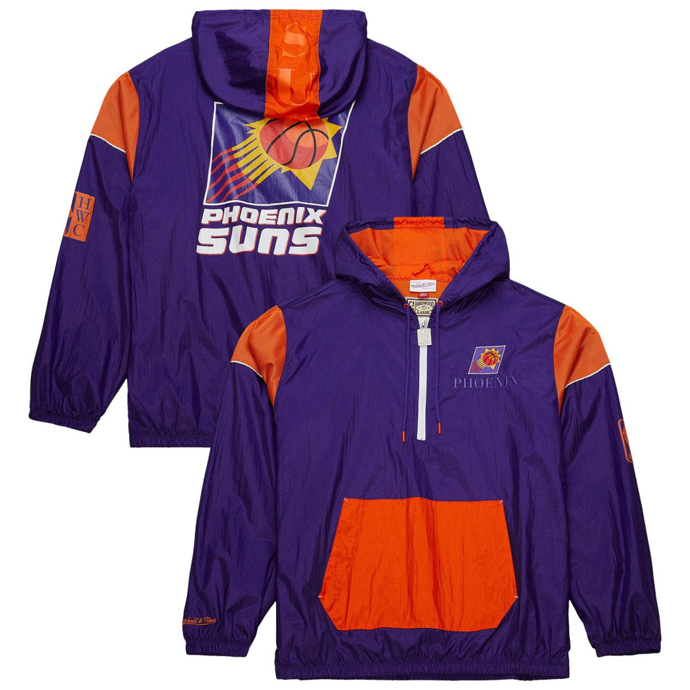 Phoenix Suns Unisex Hardwood Classics Team OG 3.0 Anorak Half-Zip Windbreaker Jacket Purple
