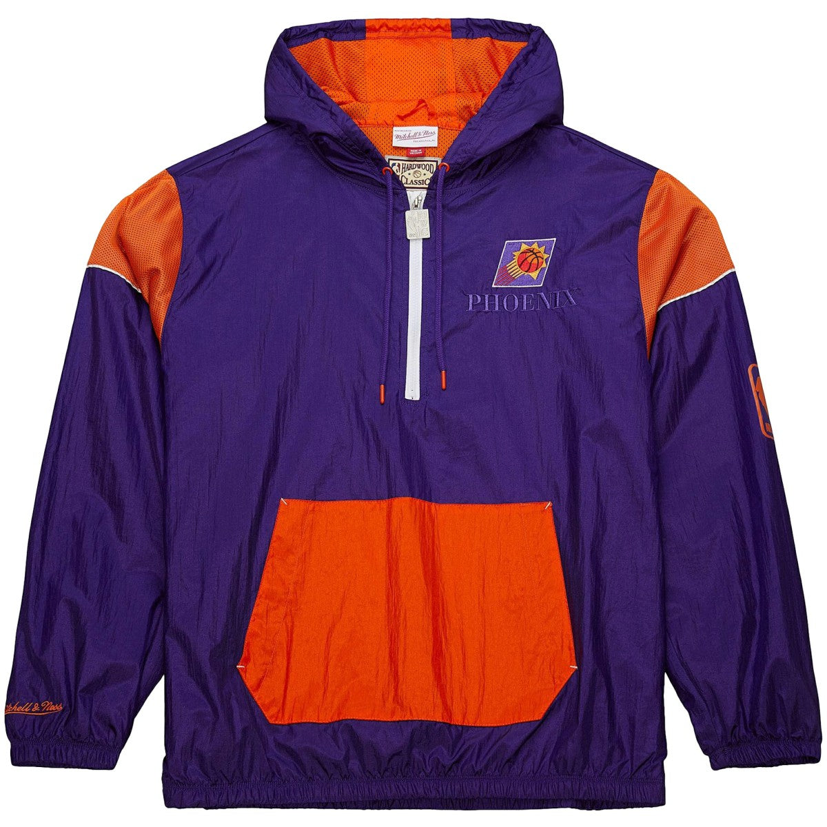 Phoenix Suns Unisex Hardwood Classics Team OG 3.0 Anorak Half-Zip Windbreaker Jacket Purple