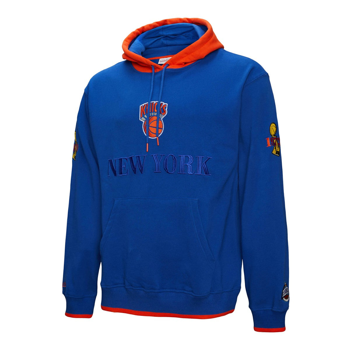 New York Knicks Hardwood Classics Team OG 3.0 Pullover Hoodie Royal
