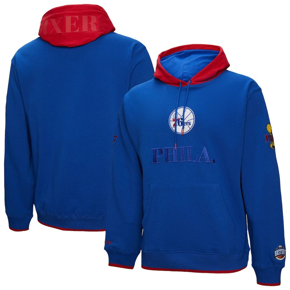Philadelphia 76ers Hardwood Classics Team OG 3.0 Pullover Hoodie Royal