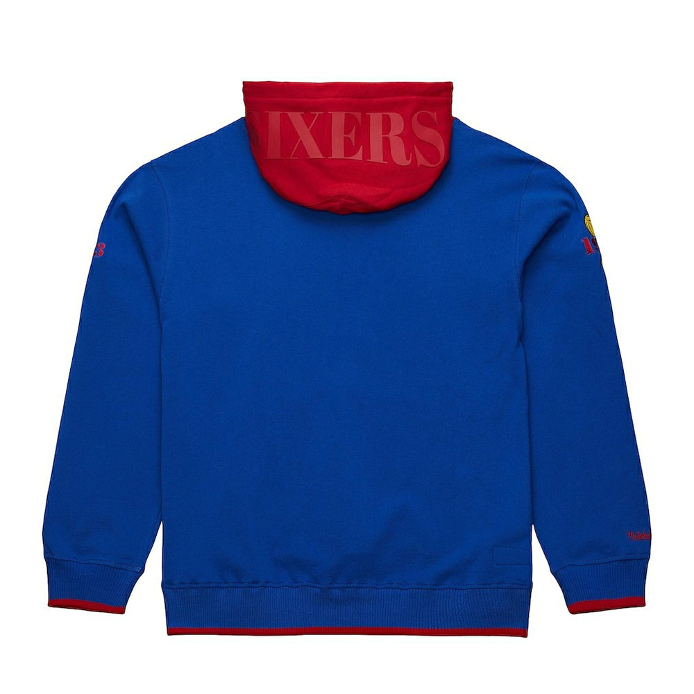 Philadelphia 76ers Hardwood Classics Team OG 3.0 Pullover Hoodie Royal