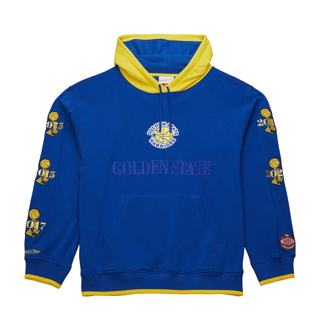 Golden State Warriors Hardwood Classics Team OG 3.0 Pullover Hoodie Royal