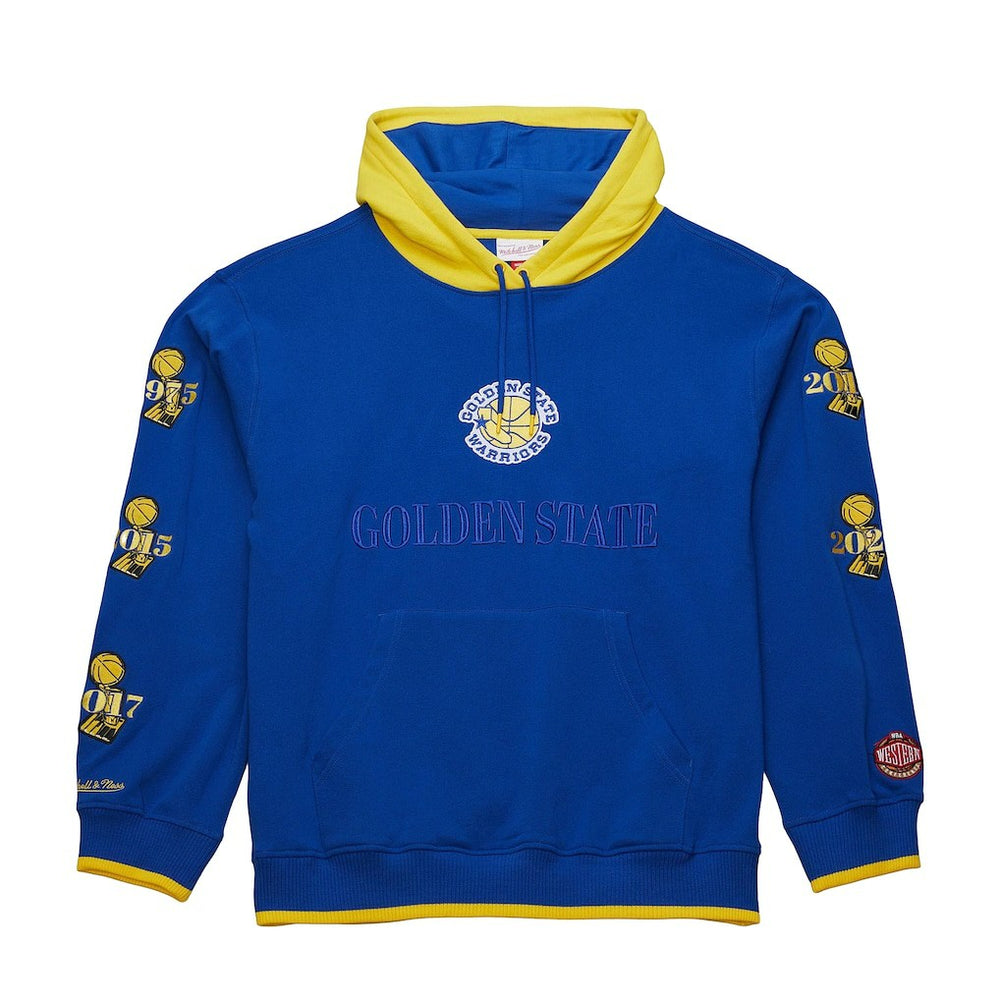 Golden State Warriors Hardwood Classics Team OG 3.0 Pullover Hoodie Royal