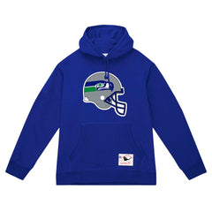 Seattle Seahawks Helmet Logo Vintage Pullover Hoodie College Navy