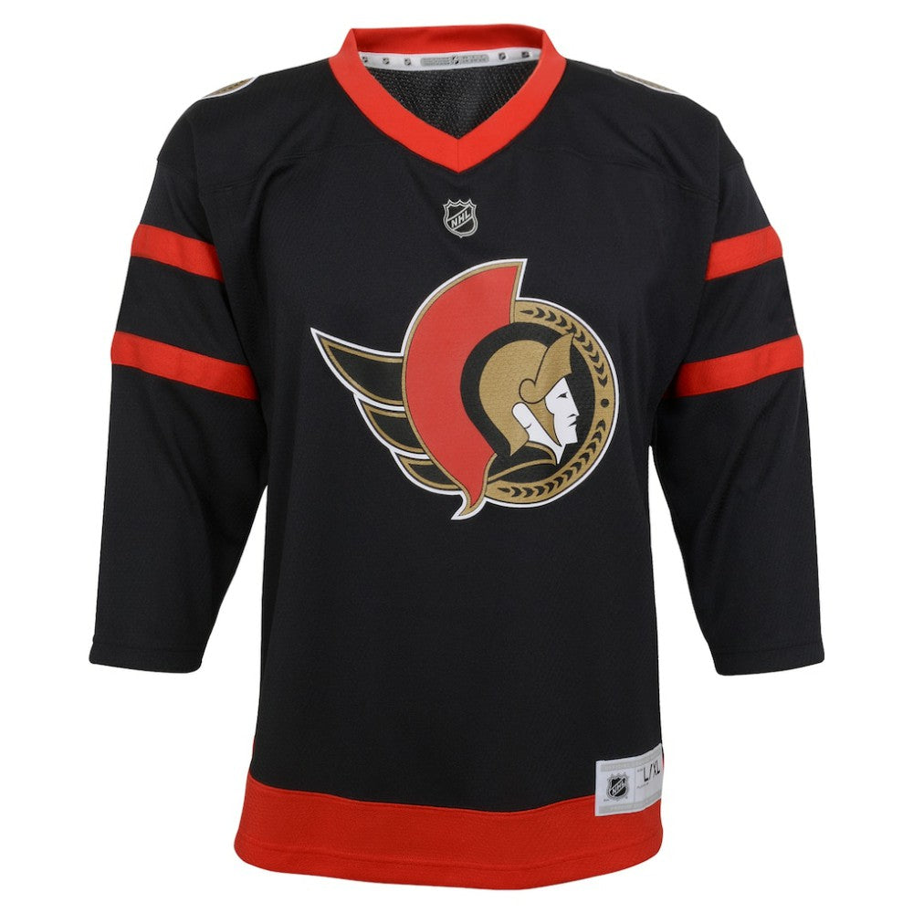 NHL Ottawa Senators Preschool Replica Jersey - Black