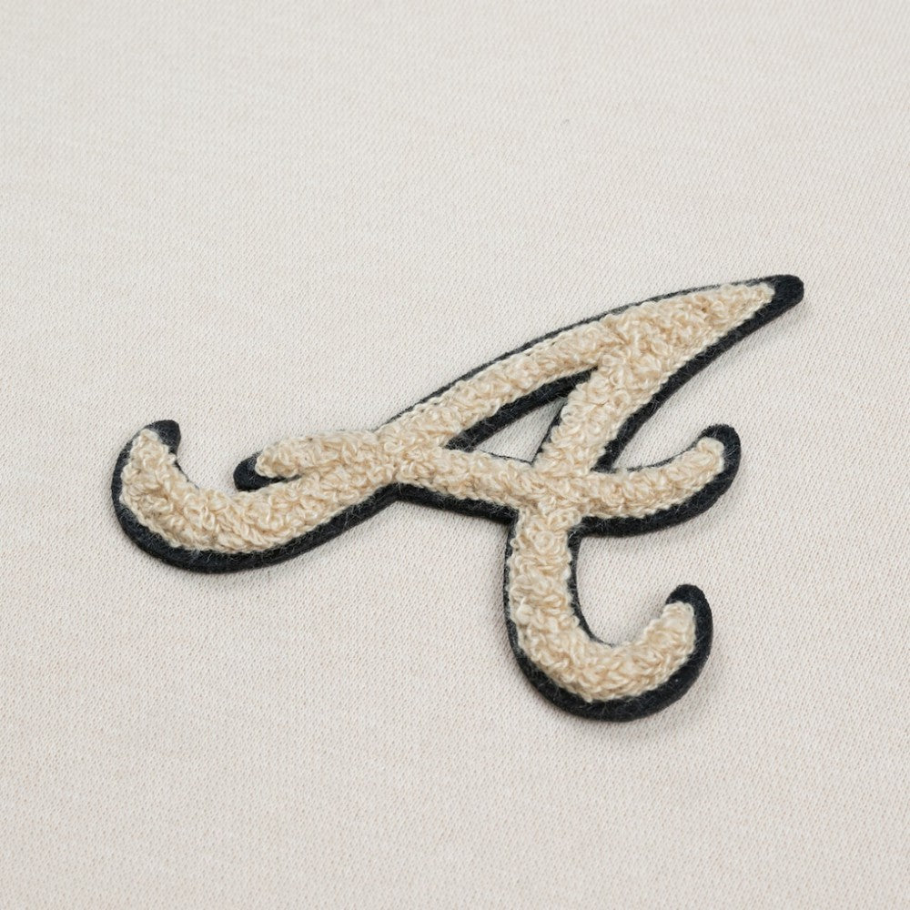 Atlanta Braves Levelwear Murray Quarter-Zip Sweatshirt - Khaki Sweatshirts
