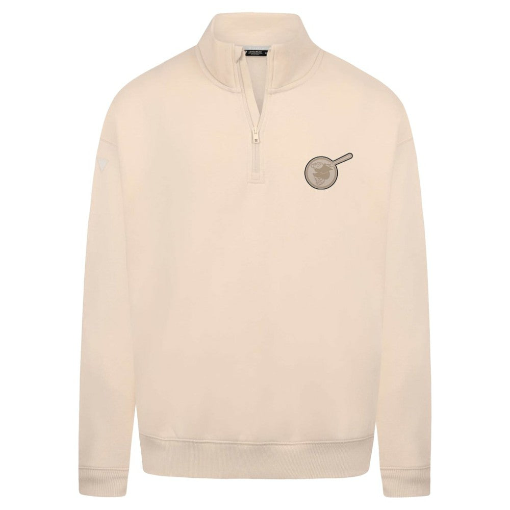 San Diego Padres Levelwear Murray Quarter-Zip Sweatshirt - Khaki Sweatshirts
