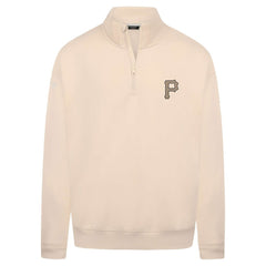 Pittsburgh Pirates Levelwear Murray Quarter-Zip Sweatshirt - Khaki Sweatshirts
