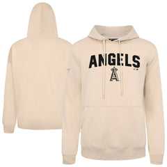 Los Angeles Angels Levelwear Podium Team Arch Pullover Hoodie - Khaki Hoodies