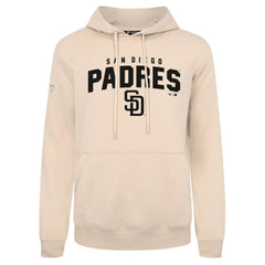 San Diego Padres Levelwear Podium Team Arch Pullover Hoodie - Khaki Hoodies