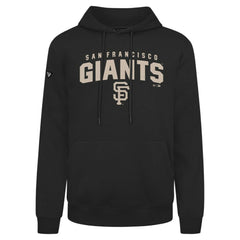 San Francisco Giants Levelwear Podium Team Arch Pullover Hoodie - Black Hoodies