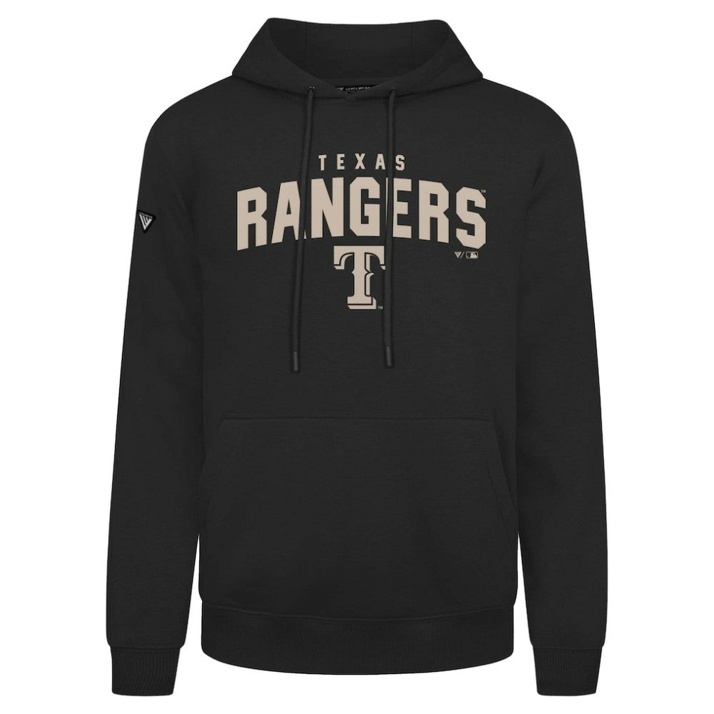 Texas Rangers Levelwear Podium Team Arch Pullover Hoodie - Black Hoodies