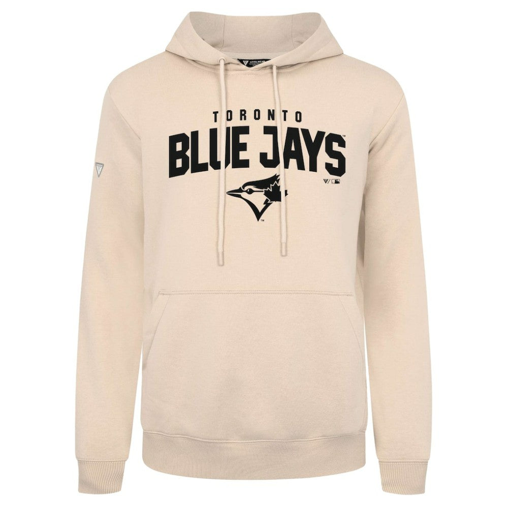 Toronto Blue Jays Levelwear Podium Team Arch Pullover Hoodie - Khaki Hoodies