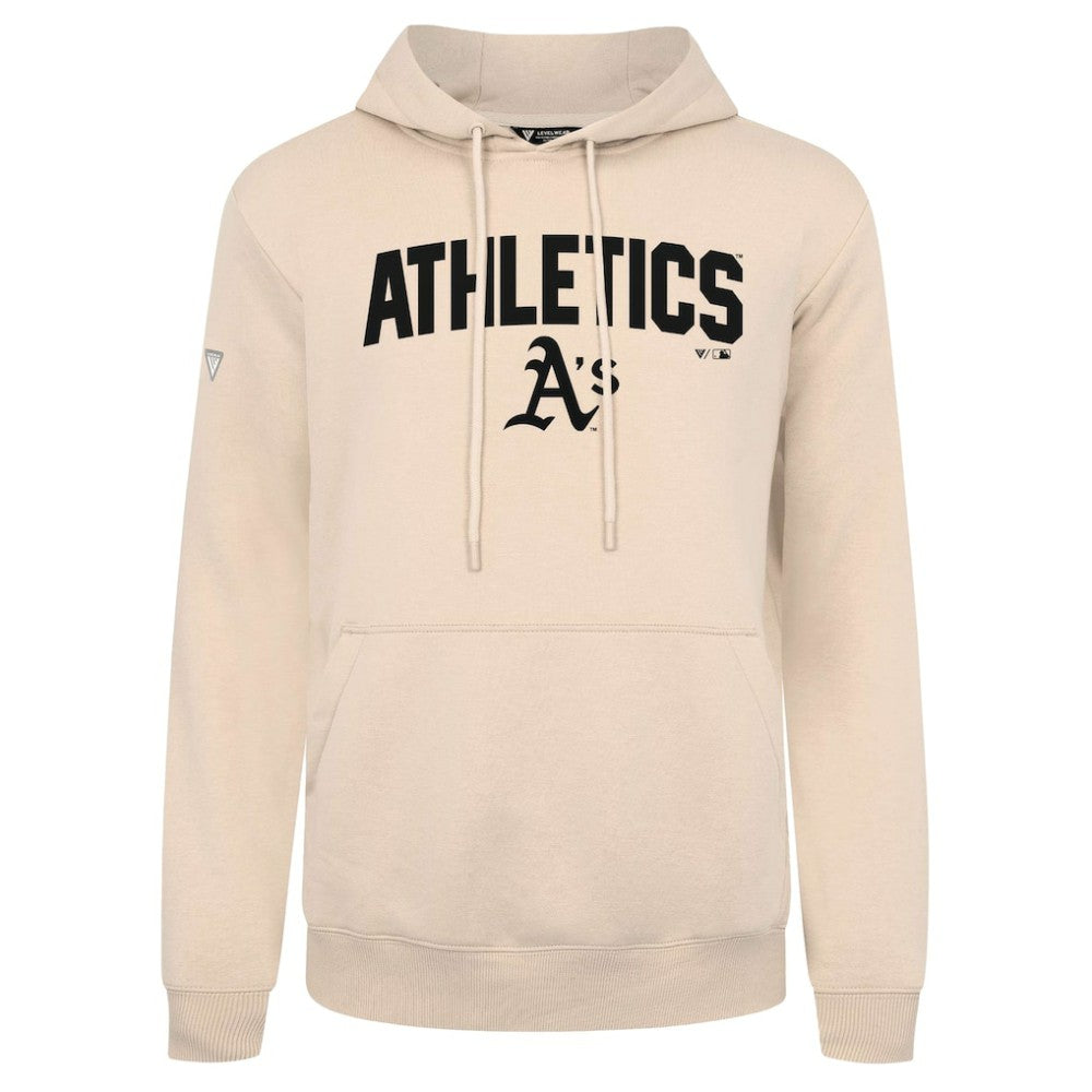 Athletics Levelwear Podium Team Arch Pullover Hoodie - Khaki Hoodies