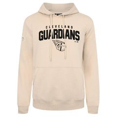 Cleveland Guardians Levelwear Podium Team Arch Pullover Hoodie - Khaki Hoodies
