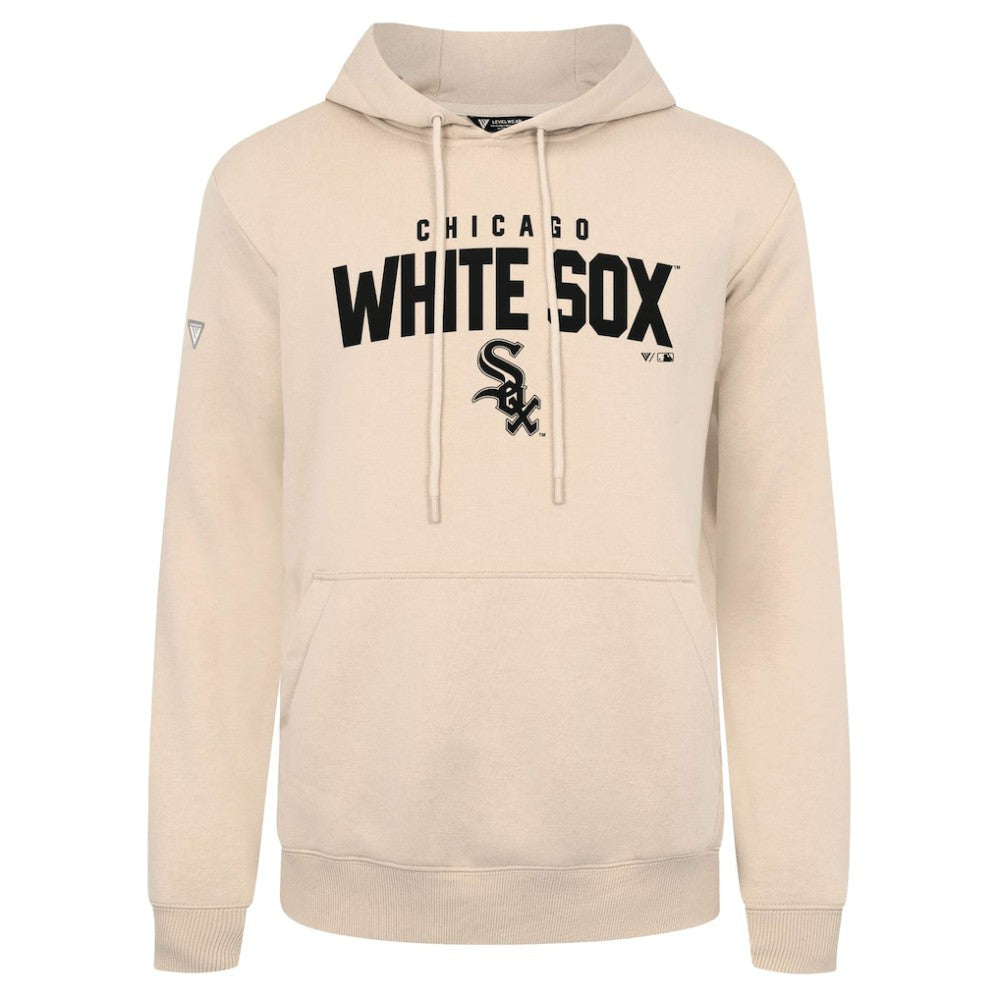 Chicago White Sox Levelwear Podium Team Arch Pullover Hoodie - Khaki Hoodies