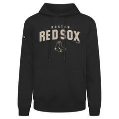Boston Red Sox Levelwear Podium Team Arch Pullover Hoodie - Black Hoodies