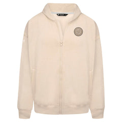 Washington Nationals Levelwear Uphill Oversized Full-Zip Hoodie - Khaki Hoodies