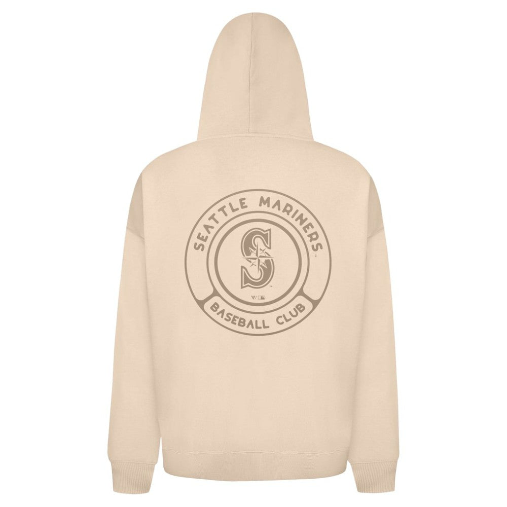 Seattle Mariners Levelwear Uphill Oversized Full-Zip Hoodie - Khaki Hoodies