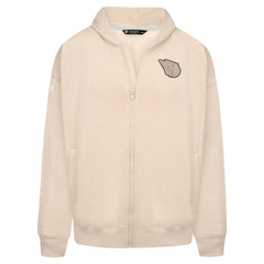 Cleveland Guardians Levelwear Uphill Oversized Full-Zip Hoodie - Khaki Hoodies