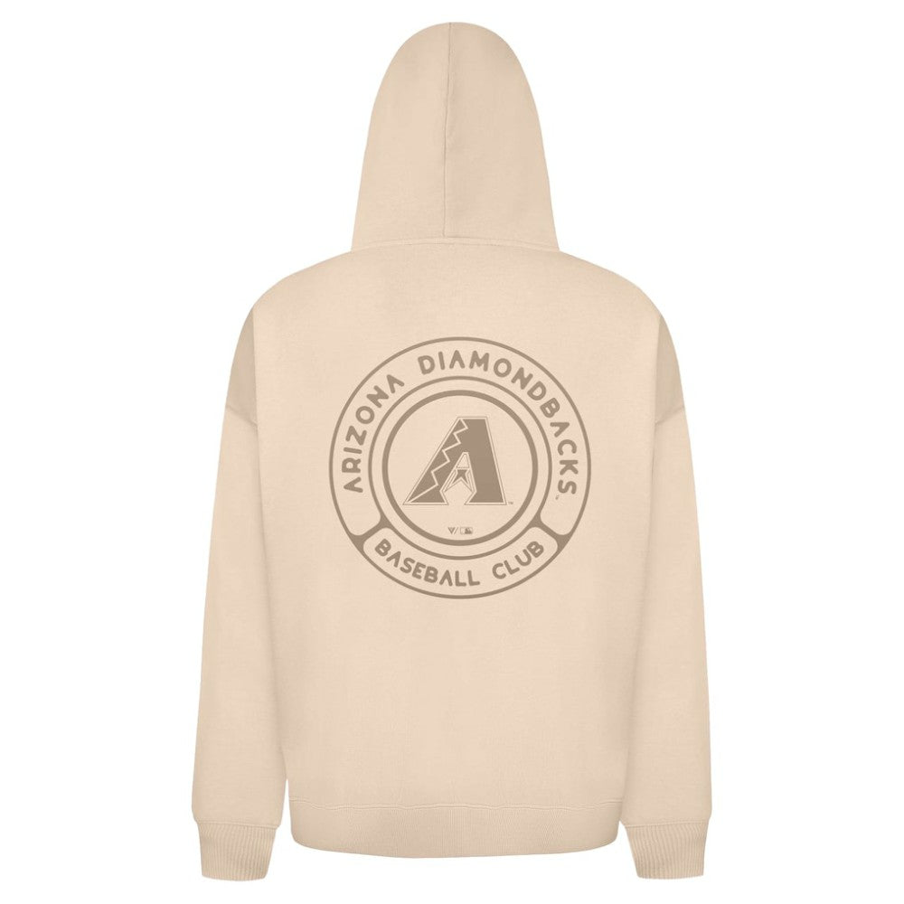 Arizona Diamondbacks Levelwear Uphill Oversized Full-Zip Hoodie - Khaki Hoodies