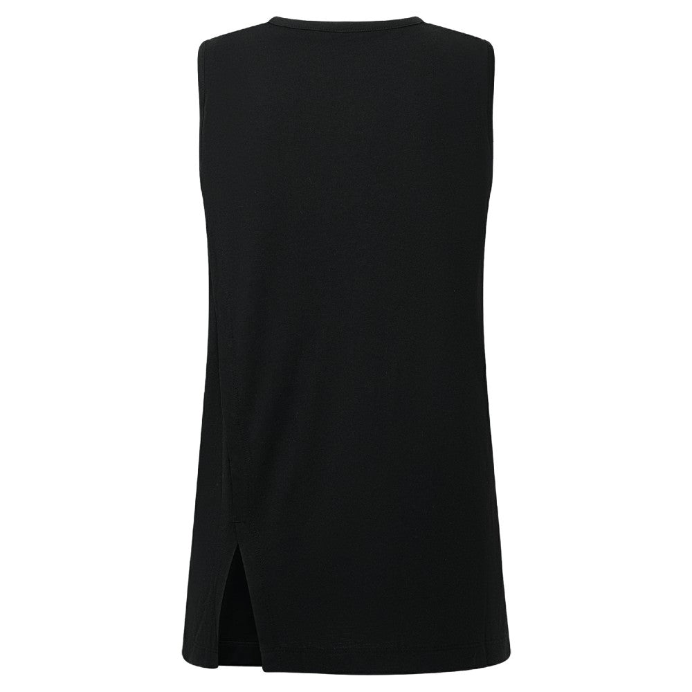 Minnesota Twins Levelwear Women's Influx Team Arch Tank Top - Black Tanks