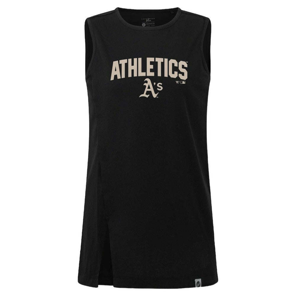 Athletics Levelwear Women's Influx Team Arch Tank Top - Black Tanks