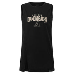 Arizona Diamondbacks Levelwear Women's Influx Team Arch Tank Top - Black Tanks