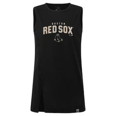 Boston Red Sox Levelwear Women's Influx Team Arch Tank Top - Black Tanks