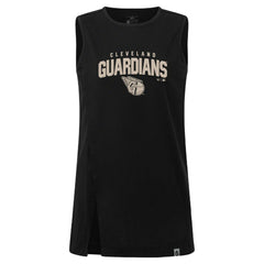 Cleveland Guardians Levelwear Women's Influx Team Arch Tank Top - Black Tanks
