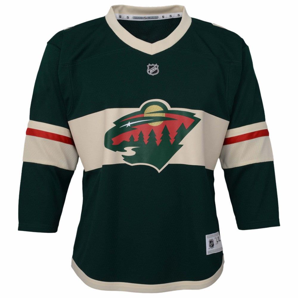 NHL,Custom Minnesota Wild Youth Replica Custom Jersey - Green