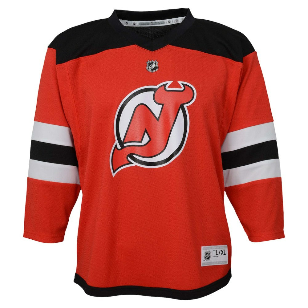 NHL,Custom New Jersey Devils Youth Replica Custom Jersey - Red