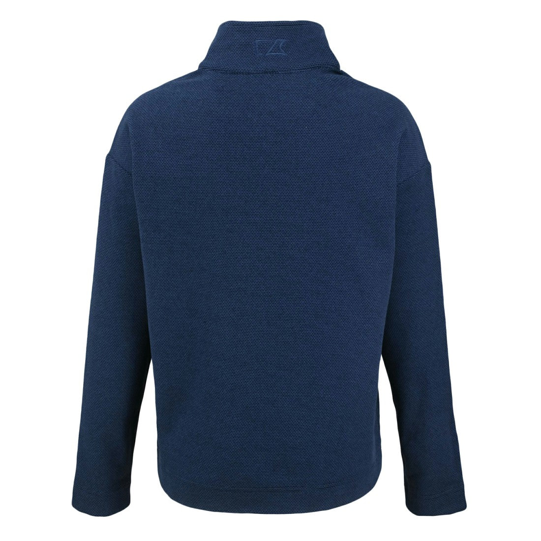 Detroit Lions Cutter & Buck Women's Hunts Point Eco Half-Snap Sweatshirt Navy