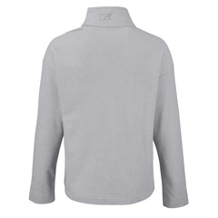 Green Bay Packers Cutter & Buck Women's Hunts Point Eco Half-Snap Sweatshirt Gray