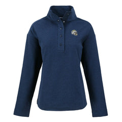 Los Angeles Chargers Cutter & Buck Women's Hunts Point Eco Half-Snap Sweatshirt Navy