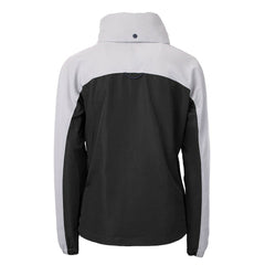 Baltimore Ravens Cutter & Buck Women's Charter Eco Recycled Half-Zip Hooded Anorak Jacket Black