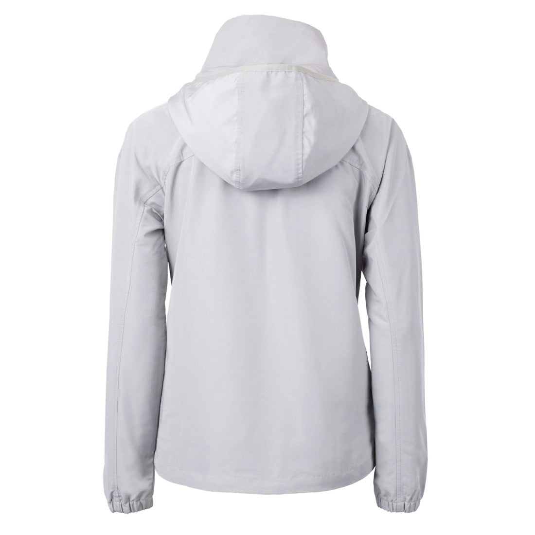 Tampa Bay Buccaneers Cutter & Buck Women's Charter Eco Recycled Half-Zip Hooded Anorak Jacket Gray