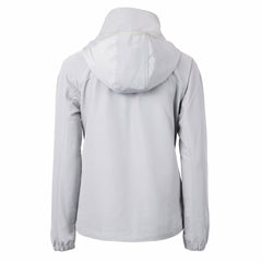 Cincinnati Bengals Cutter & Buck Women's Charter Eco Recycled Half-Zip Hooded Anorak Jacket Gray