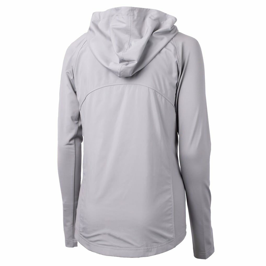 Chicago Bears Cutter & Buck Women's Adapt Eco Knit Hybrid Recycled Full-Zip Jacket Gray