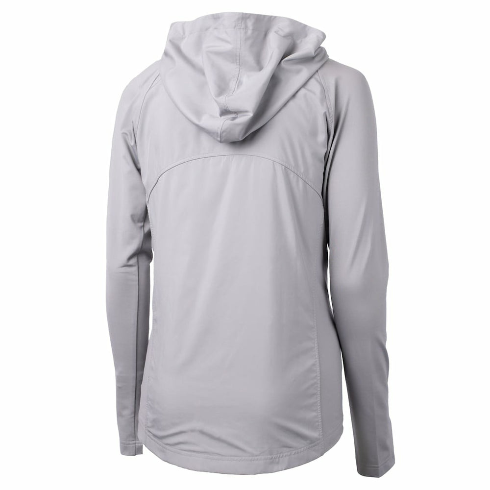 Chicago Bears Cutter & Buck Women's Adapt Eco Knit Hybrid Recycled Full-Zip Jacket Gray